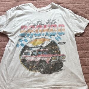 White oversized baggy shirt (size M)